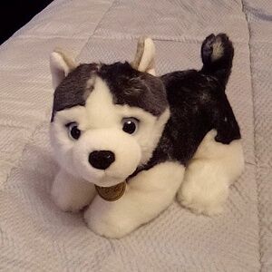 Aurora Miyoni Tots 10" Siberian Husky Puppy Grey Stuffed Animal
